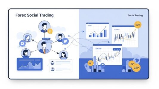 Forex social networks and copy trading platforms comparison showing TradingView and ZuluTrade