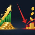 Why Investors Flee to Gold — And When They Sell 2 Investors flee to gold chart showing price rally and sharp red correction