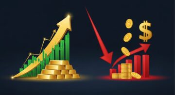 Why Investors Flee to Gold — And When They Sell 1 Investors flee to gold chart showing price rally and sharp red correction