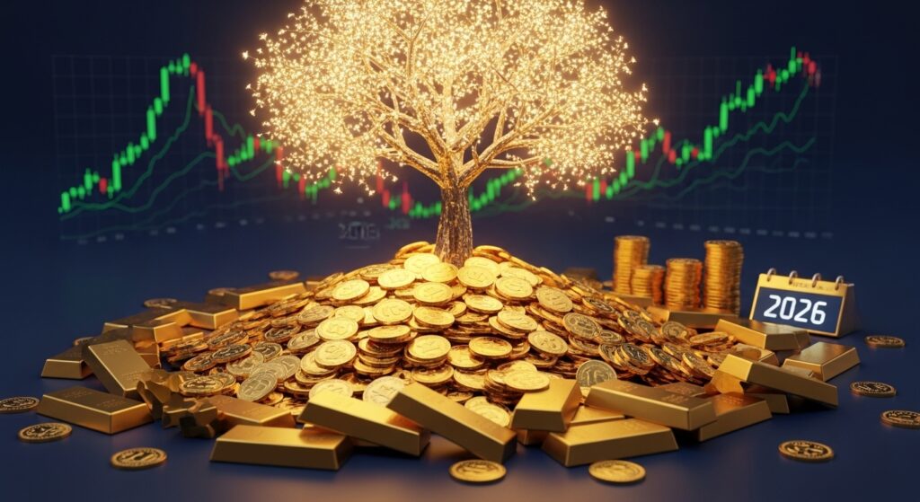 how to invest for retirement — retirement portfolio showing stocks bonds and gold allocation