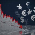 Recession and Forex Trading: How Economic Downturns Move Currency Markets 1 recession forex trading — currency chart showing market downturn and safe haven flows
