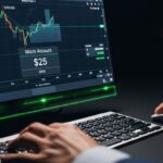 Start Trading Forex with only $25 with EUR/USD chart on MetaTrader 4