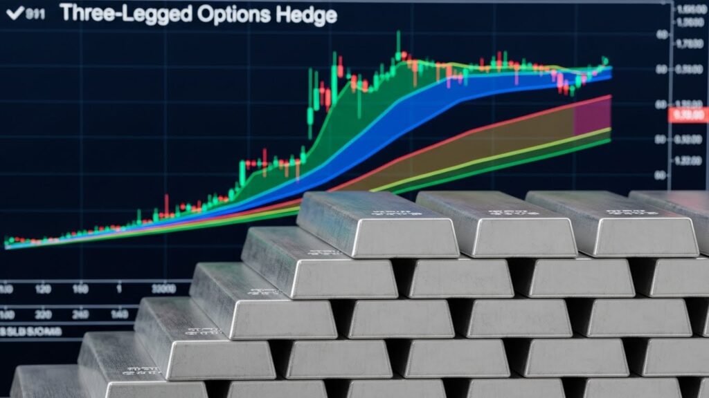 three-legged options hedging silver strategy for trading with price chart