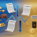 What are CFDs - visual guide showing contracts for difference trading across multiple asset markets with bidirectional arrows