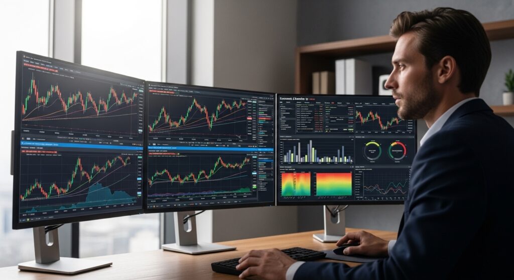 Economic indicators and forex trading analysis dashboard