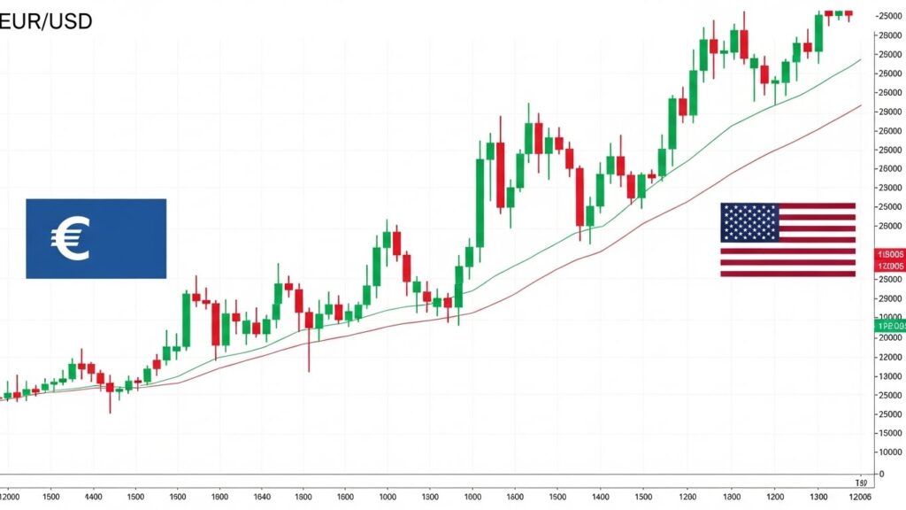 EUR USD trading guide with Euro Dollar forex chart