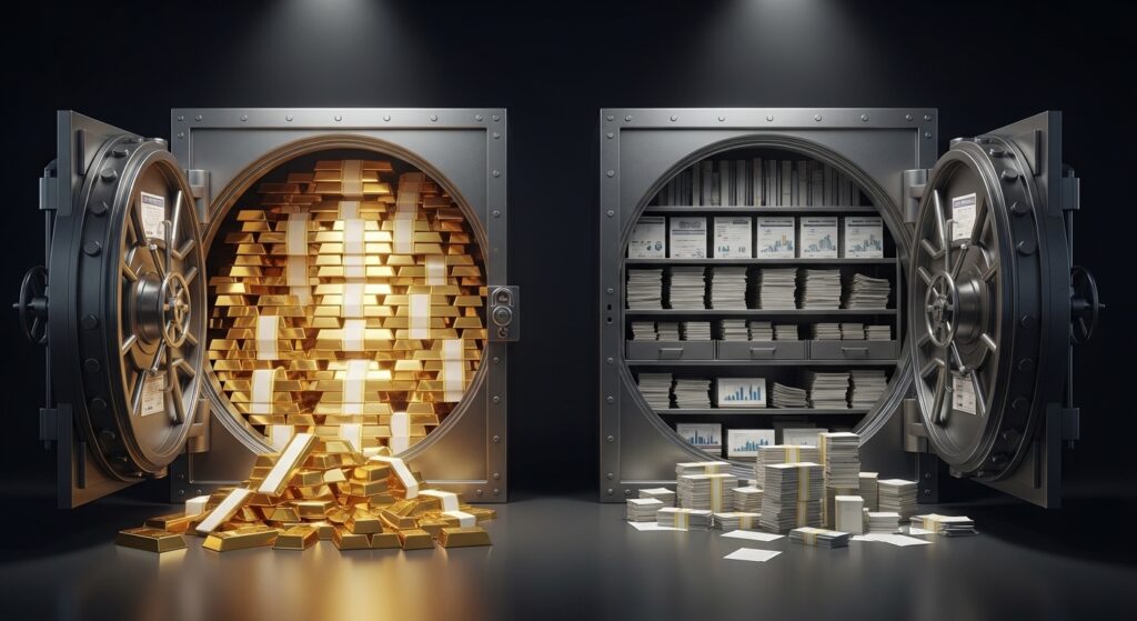 Gold IRA vs Traditional IRA comparison