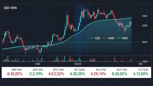 Iraqi Dinar RV 2026 analysis and Vietnamese Dong RV truth chart showing economic factors and market trends