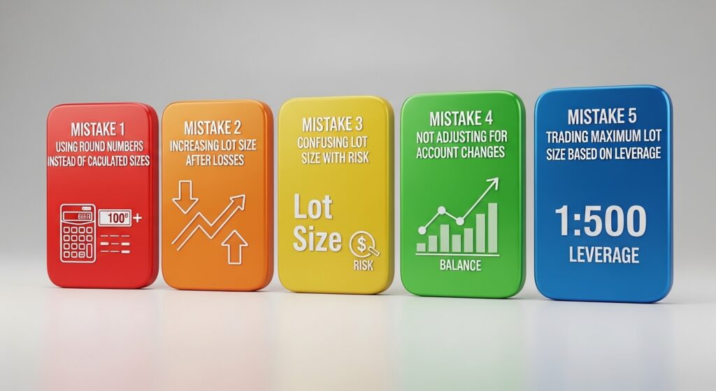 Common forex lot size mistakes to avoid