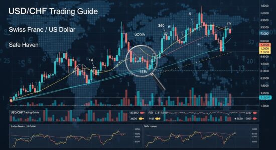 USD/CHF Handel: USD/CH Handelsleitfaden — US-Dollar Schweizer Franken Candlestick-Chart mit Safe-Haven-Analyse