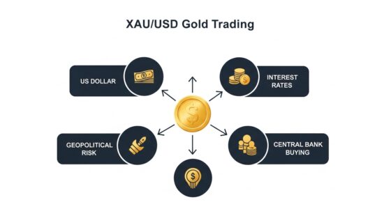Gold-Trading: Vollständiger Leitfaden zum Handel mit XAU/USD Goldbarren als Symbol für XAU/USD Gold-Trading im Forex-Markt