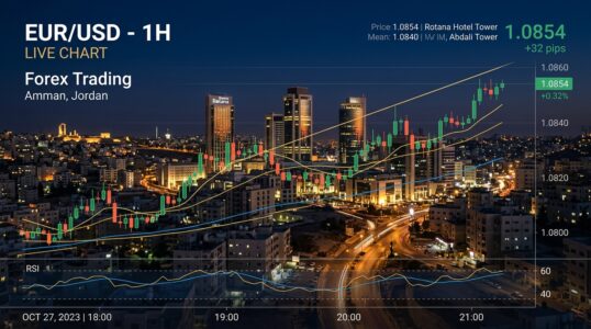 تداول العملات الأجنبية في الأردن — أفق عمان مع مخططات تداول الفوركس
