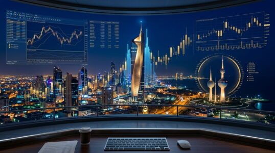 تداول العملات الأجنبية في الكويت — أفق مدينة الكويت مع مخططات تداول الفوركس