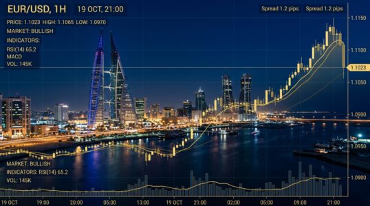 تداول العملات الأجنبية في البحرين — أفق المنامة مع مخططات تداول الفوركس