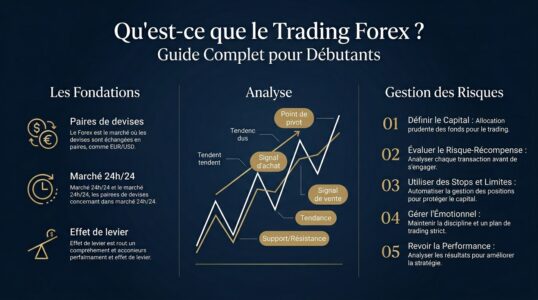 Graphique explicatif pour débutants : Qu'est-ce que le Trading Forex ?